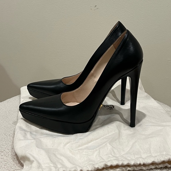 Prada Leather Platform Pumps / Heels - Picture 5 of 6